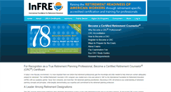 Desktop Screenshot of infre.org